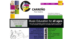 Desktop Screenshot of carrenomusic.com